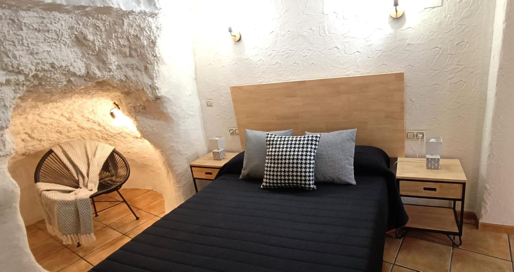 Casa Cueva Candelaria - Alcala Del Jucar Eksteriør bilde